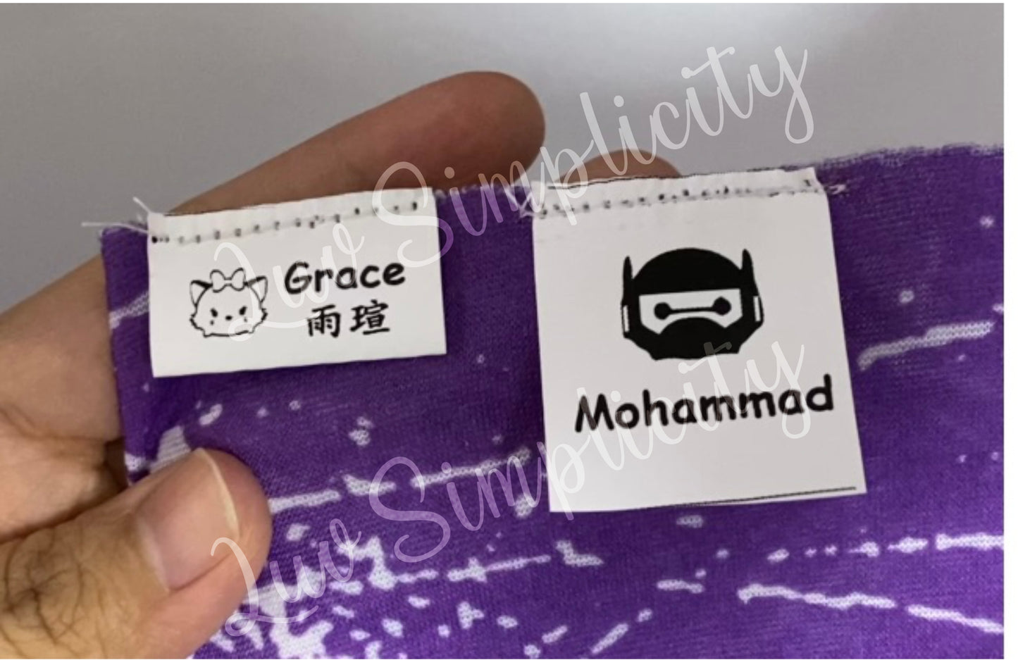 Custom Sew-On Labels / School uniform / sock / shoe