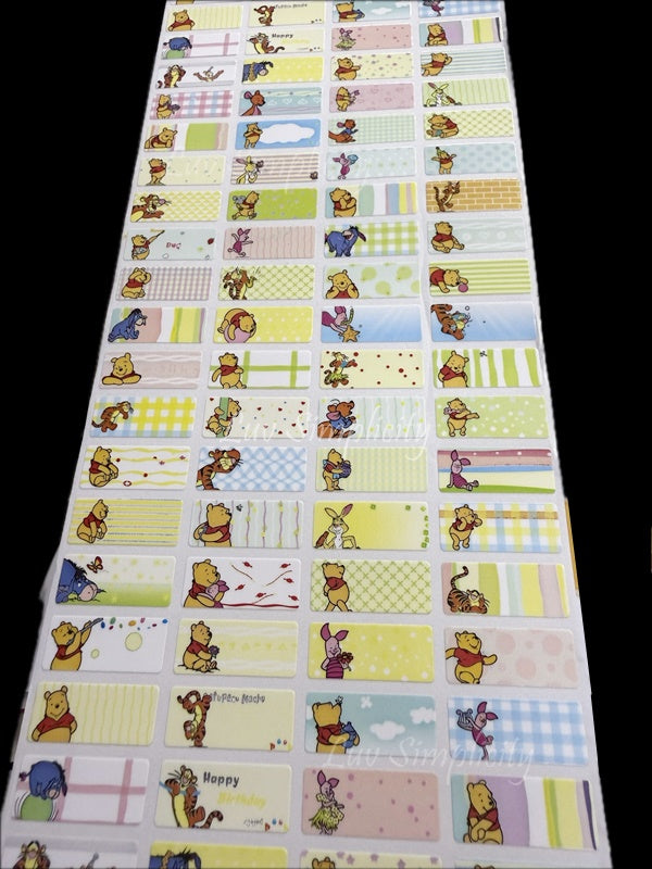 Personalised Name sticker S size 56pcs/set