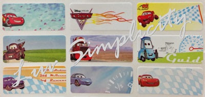 Personalised Name sticker M size 33pcs/set