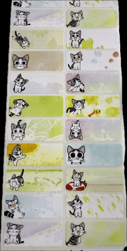 Personalised Name sticker L size 32pcs/set