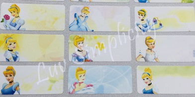 Personalised Name sticker M size 33pcs/set