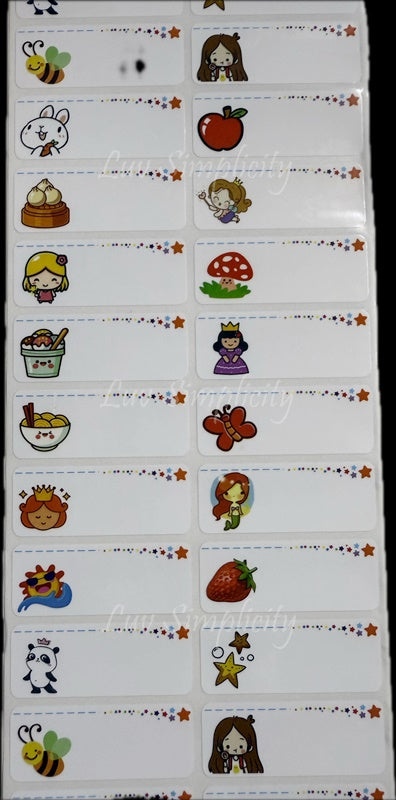 Personalised Name sticker L size 32pcs/set