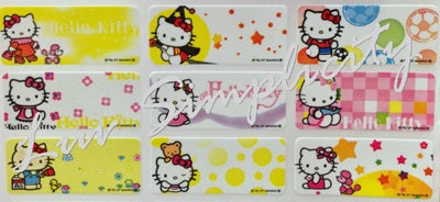 Personalised Name sticker M size 33pcs/set