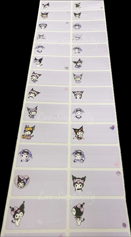 Personalised Name sticker L size 32pcs/set