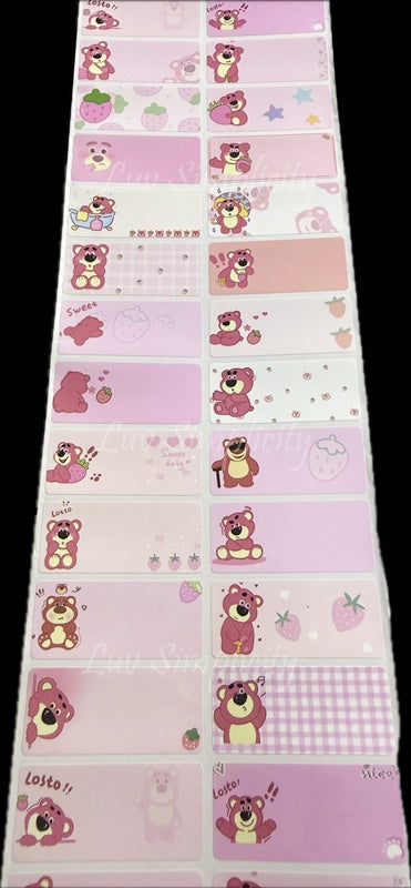 Personalised Name sticker L size 32pcs/set