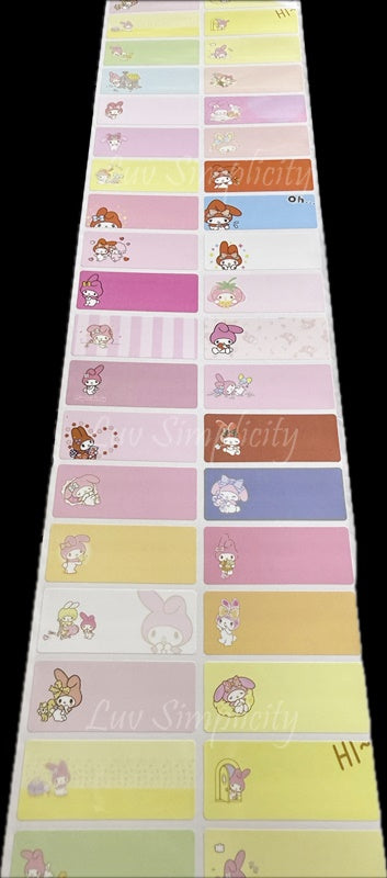 Personalised Name sticker L size 32pcs/set