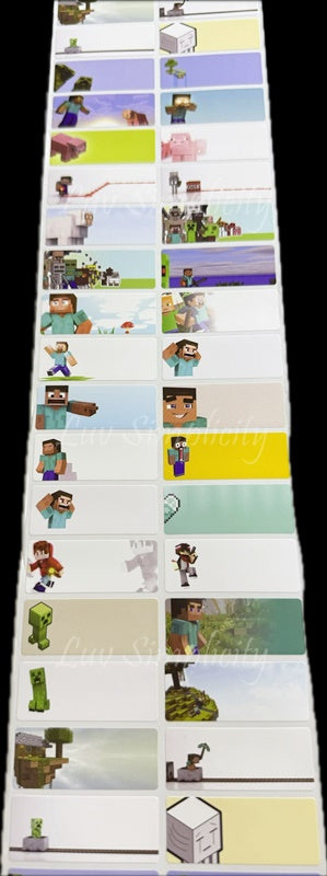 Personalised Name sticker L size 32pcs/set