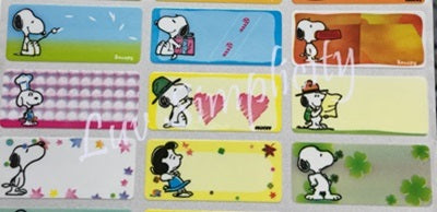 Personalised Name sticker M size 33pcs/set