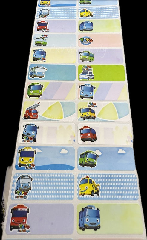 Personalised Name sticker L size 32pcs/set