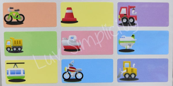 Personalised Name sticker M size 33pcs/set