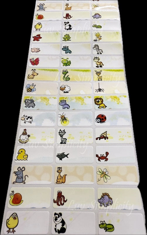 Personalised Name sticker M size 33pcs/set