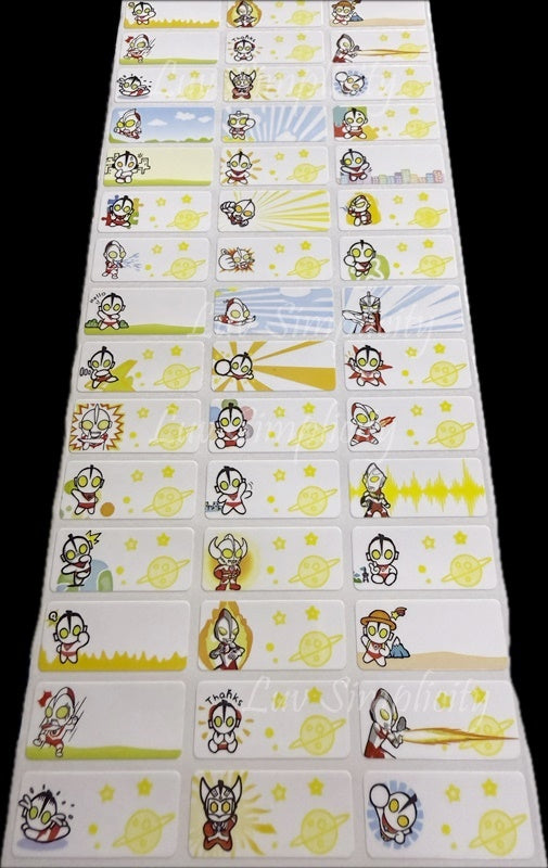 Personalised Name sticker M size 33pcs/set