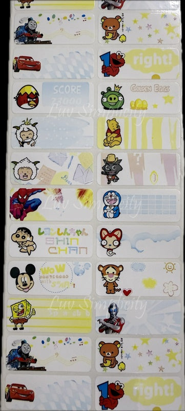 Personalised Name sticker L size 32pcs/set