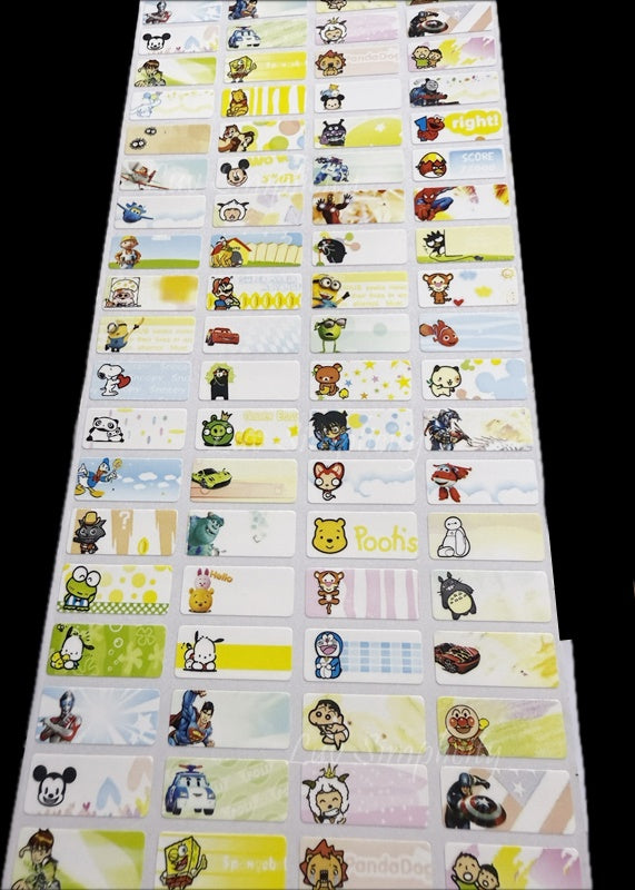 Personalised Name sticker S size 56pcs/set