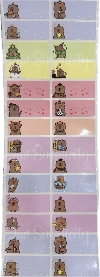 Personalised Name sticker L size 32pcs/set