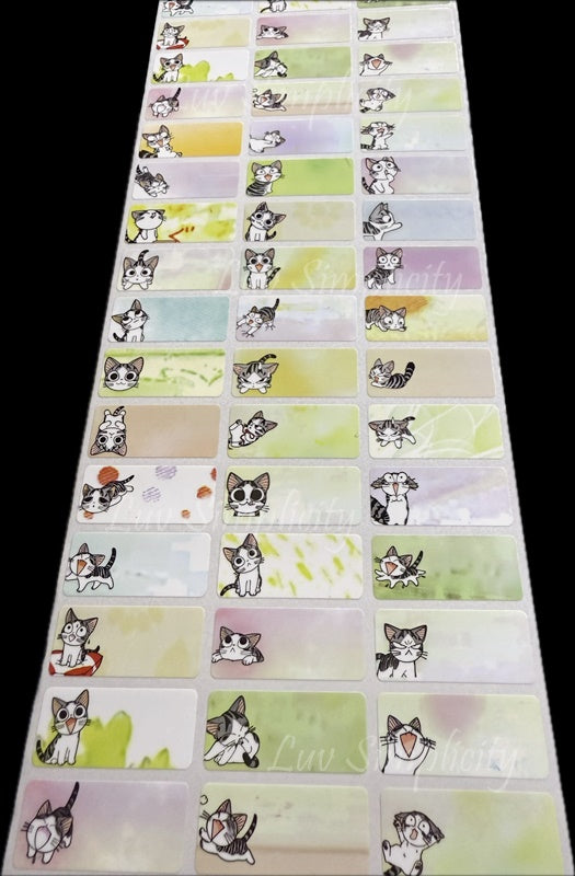 Personalised Name sticker M size 33pcs/set