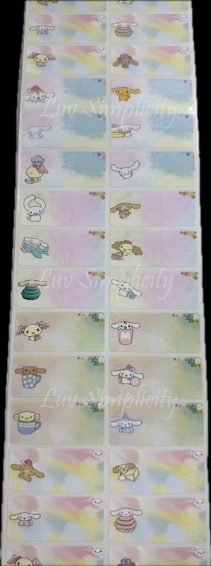 Personalised Name sticker L size 32pcs/set