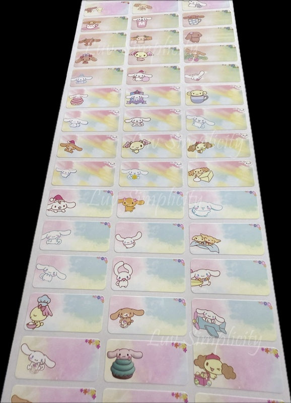 Personalised Name sticker M size 33pcs/set