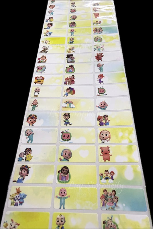 Personalised Name sticker M size 33pcs/set