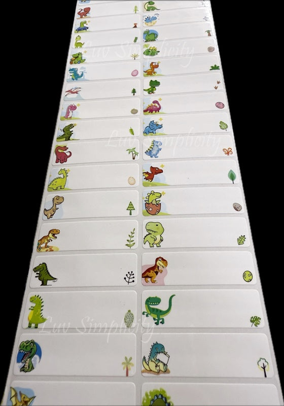 Personalised Name sticker M size 33pcs/set