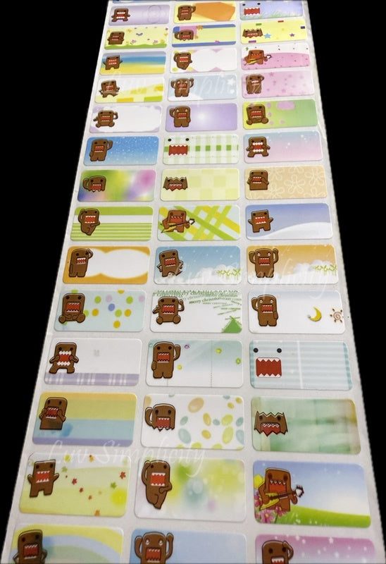 Personalised Name sticker M size 33pcs/set