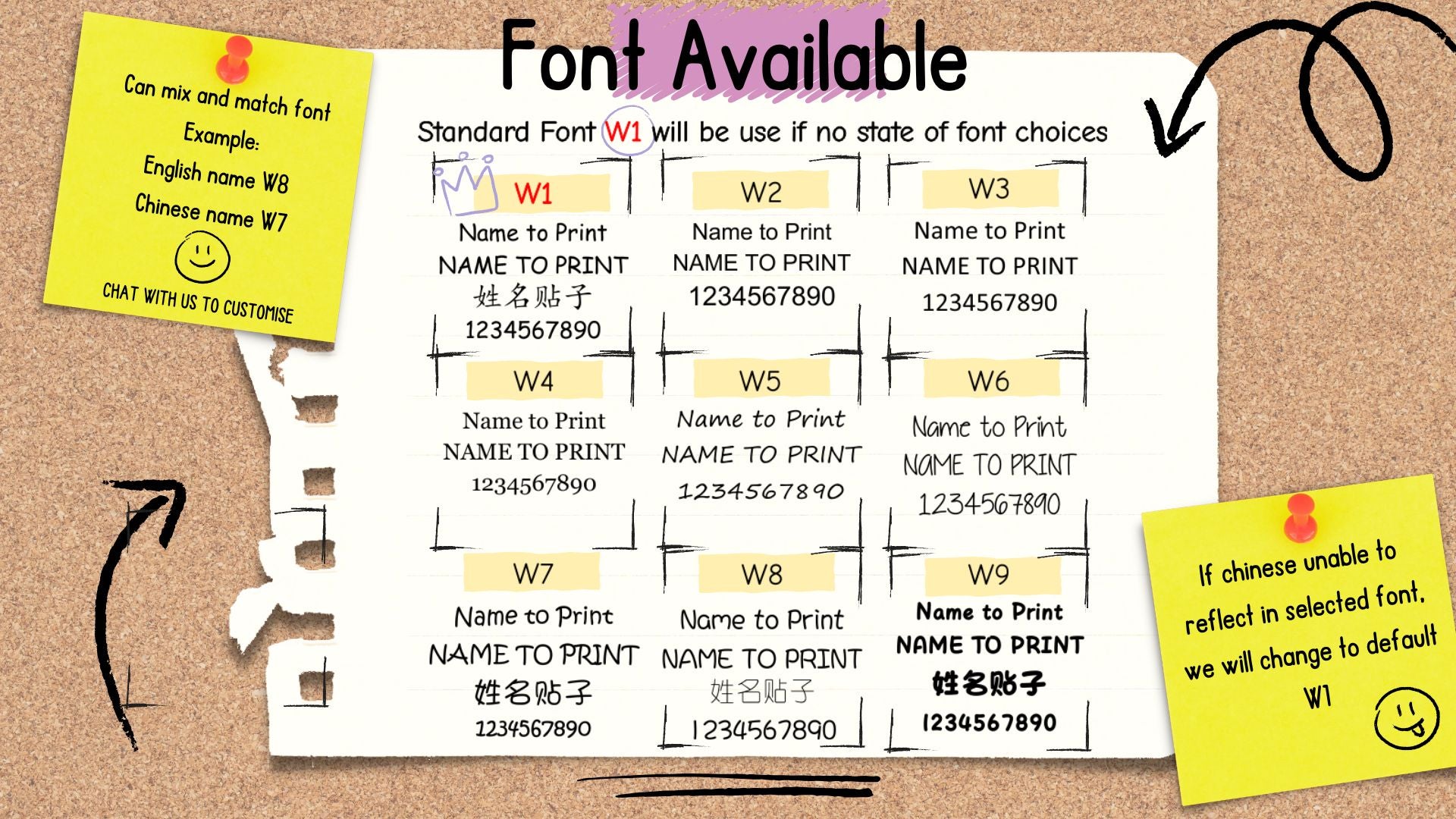 Personalised Name sticker L size 32pcs/set – Luv Simplicity