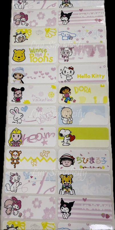 Personalised Name sticker L size 32pcs/set