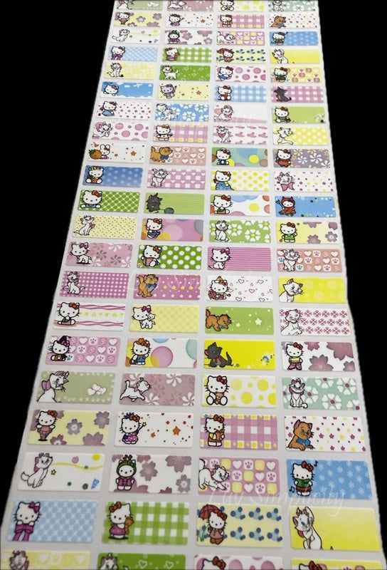 Personalised Name sticker S size 56pcs/set