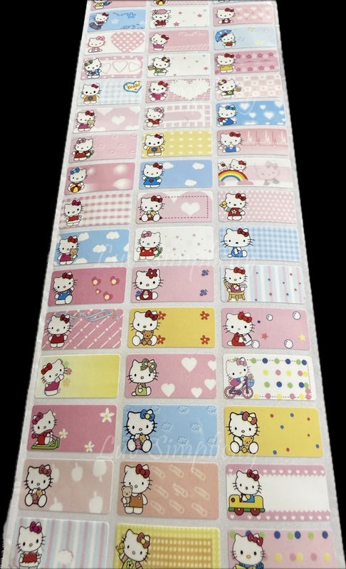 Personalised Name sticker M size 33pcs/set