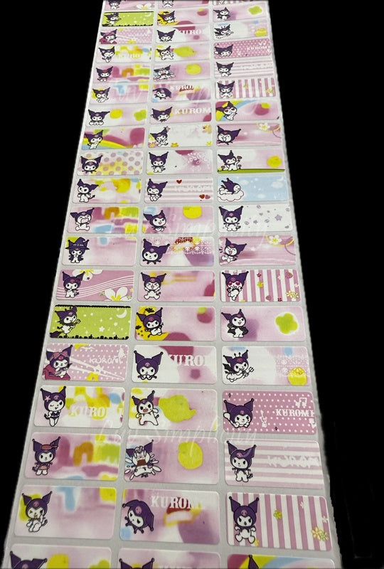 Personalised Name sticker M size 33pcs/set