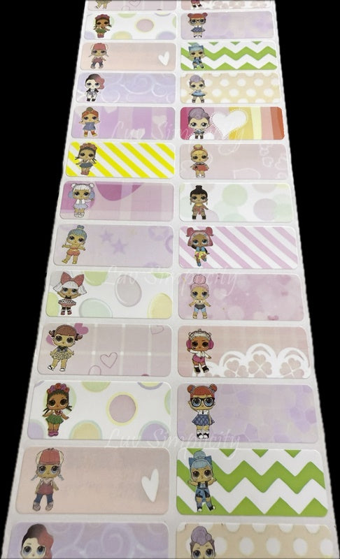 Personalised Name sticker L size 32pcs/set