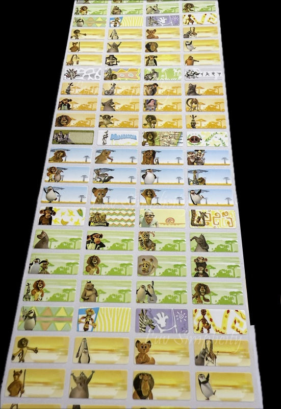 Personalised Name sticker S size 56pcs/set