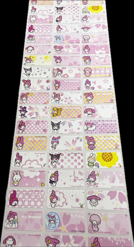 Personalised Name sticker M size 33pcs/set