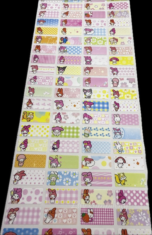 Personalised Name sticker S size 56pcs/set