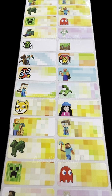 Personalised Name sticker L size 32pcs/set