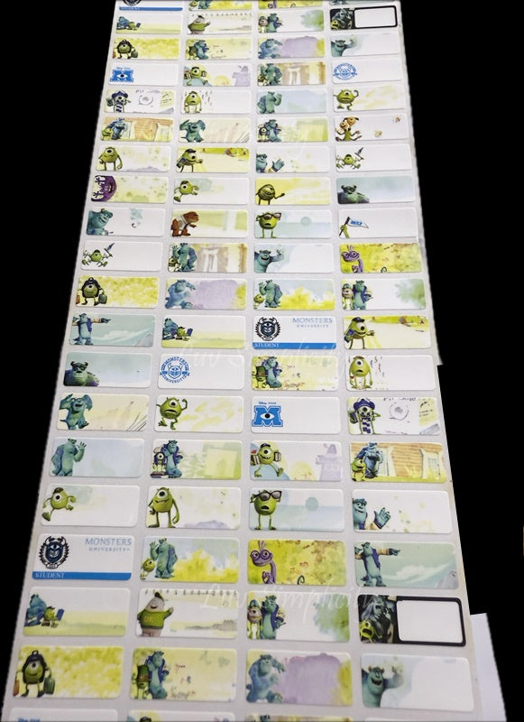 Personalised Name sticker S size 56pcs/set