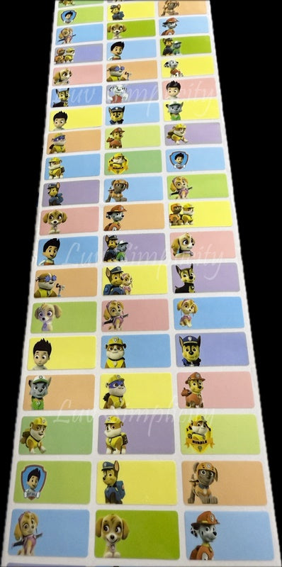 Personalised Name sticker M size 33pcs/set