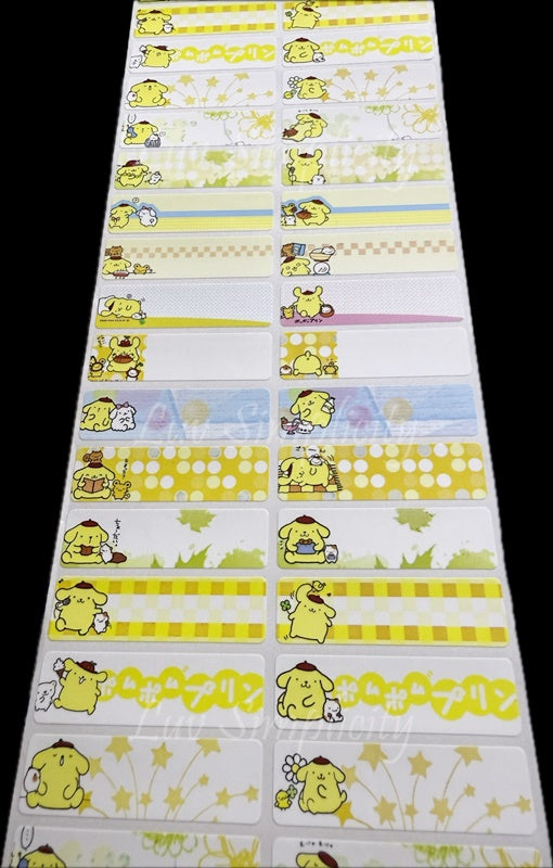 Personalised Name sticker M size 33pcs/set