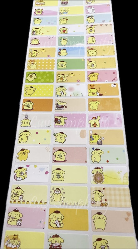 Personalised Name sticker M size 33pcs/set