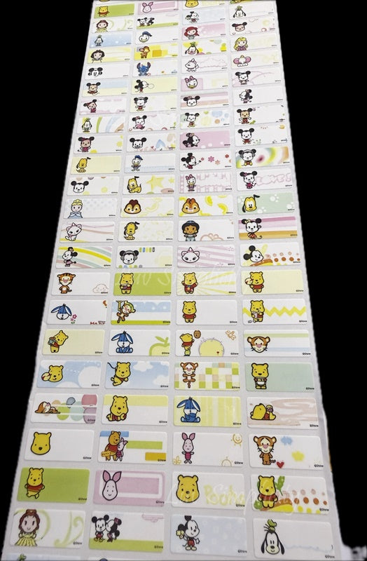 Personalised Name sticker S size 56pcs/set