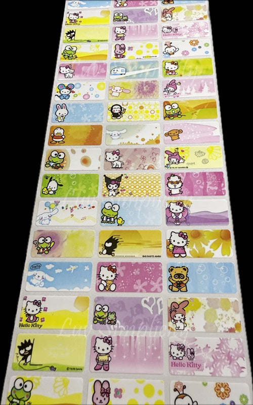 Personalised Name sticker M size 33pcs/set