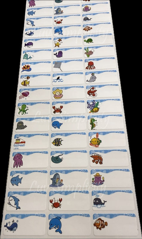 Personalised Name sticker M size 33pcs/set