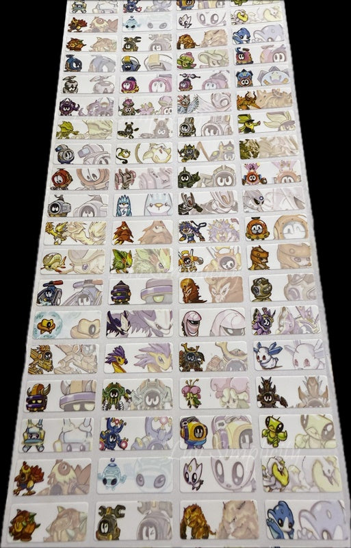 Personalised Name sticker S size 56pcs/set