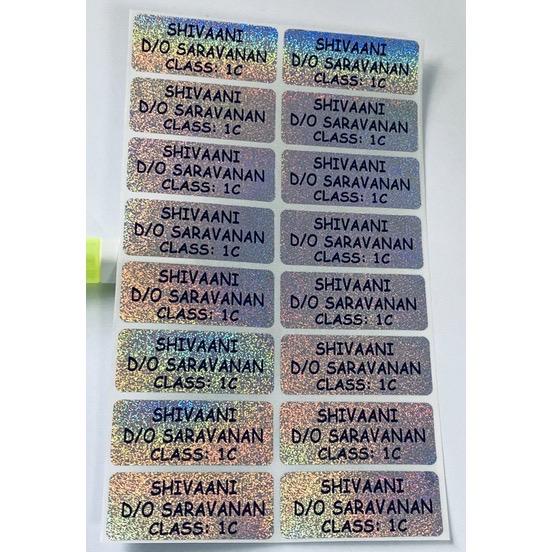 Personalised Name sticker plain