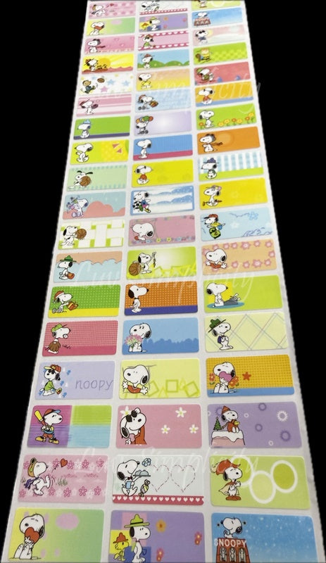 Personalised Name sticker M size 33pcs/set