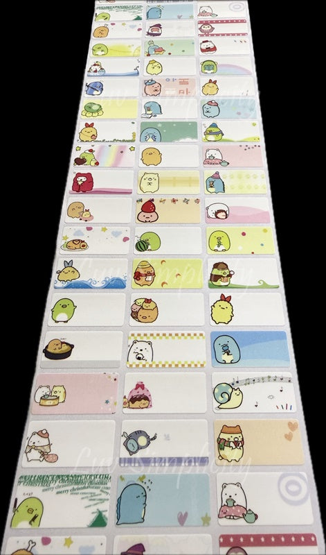 Personalised Name sticker M size 33pcs/set