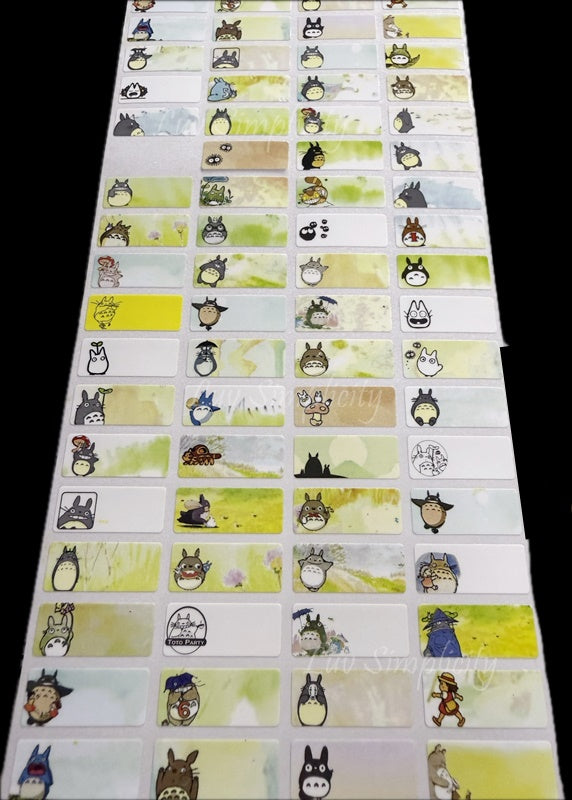 Personalised Name sticker S size 56pcs/set