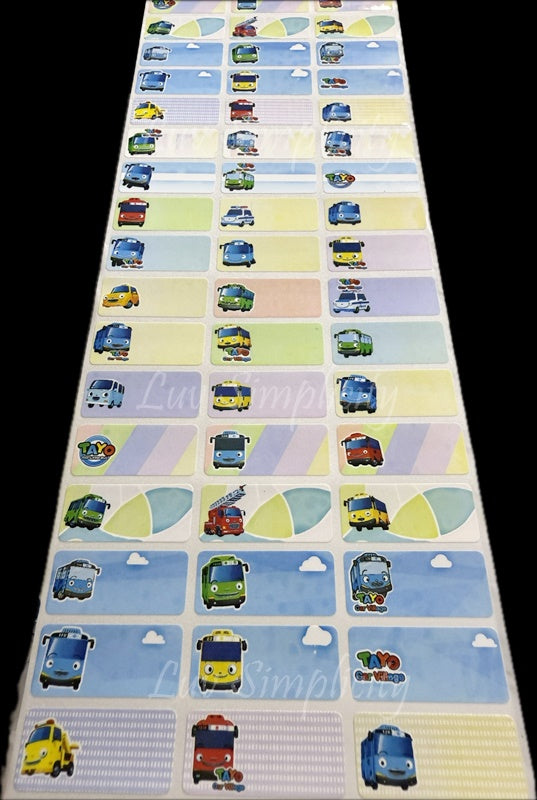 Personalised Name sticker M size 33pcs/set