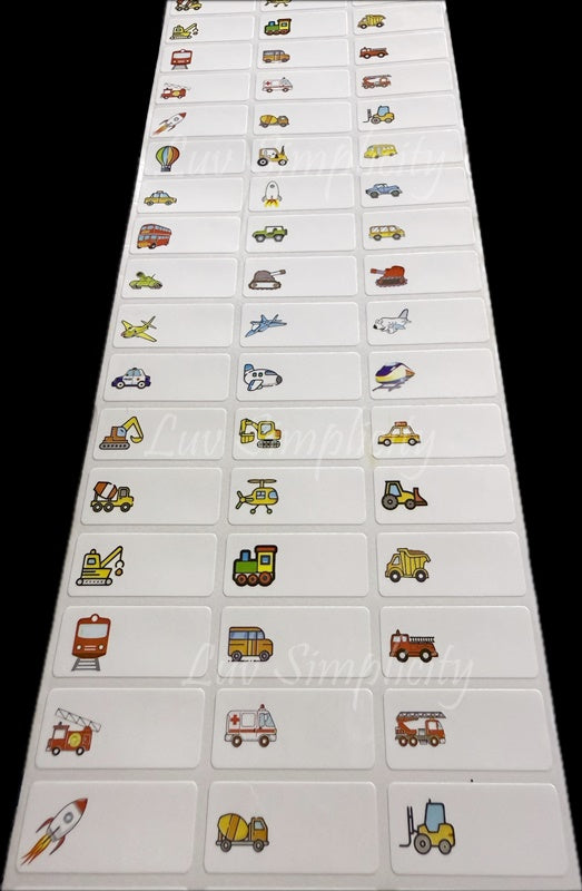 Personalised Name sticker M size 33pcs/set