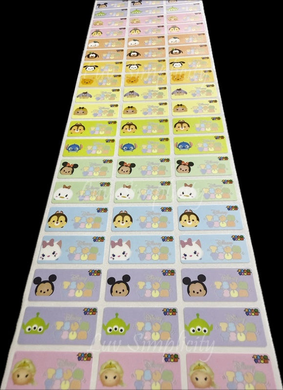 Personalised Name sticker M size 33pcs/set